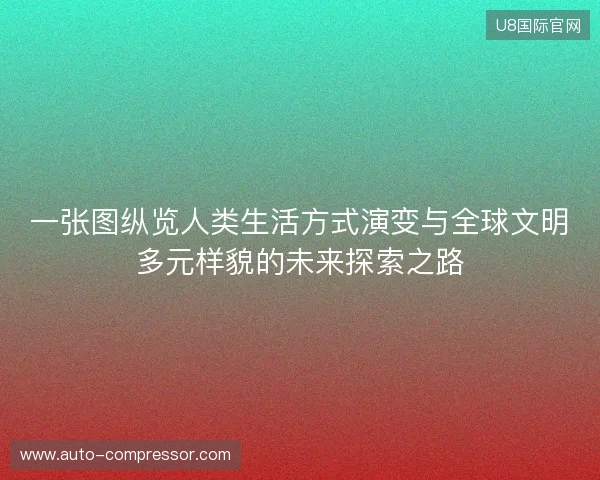 一张图纵览人类生活方式演变与全球文明多元样貌的未来探索之路